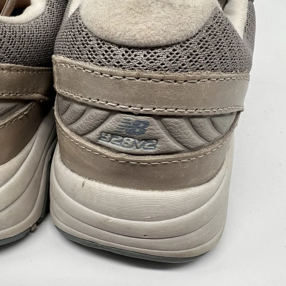 New Balance 928v2 Womens 10 Stability Roll Orthopedic Grey Leather Walking Shoes